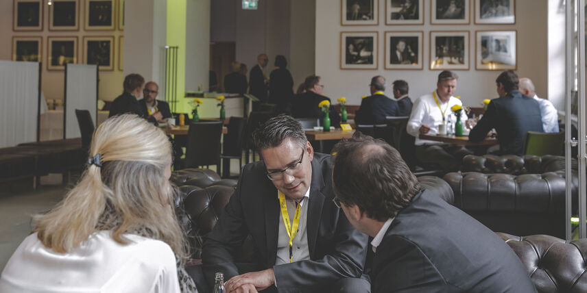 B2B Media Days: Networking in der Sponsorenlounge