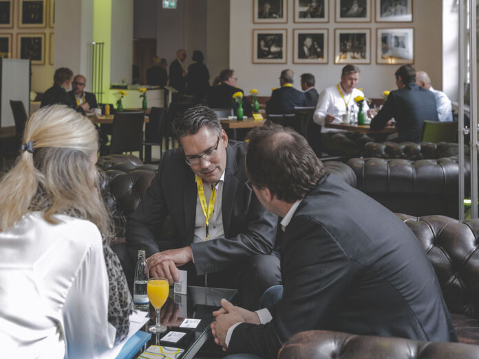 B2B Media Days: Networking in der Sponsorenlounge